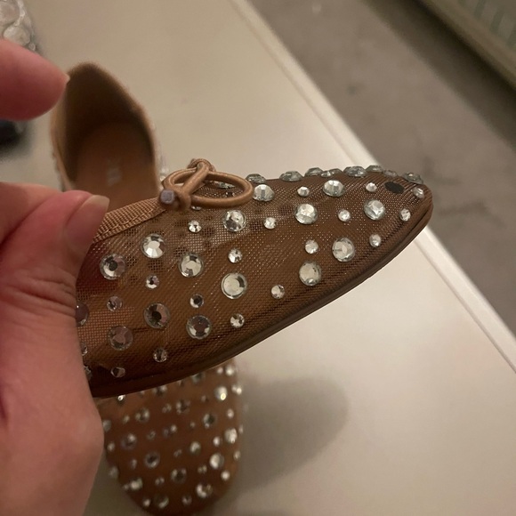 Zara women mesh crystal flats - Picture 9 of 11